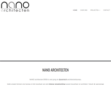 Tablet Screenshot of nano-architecten.be